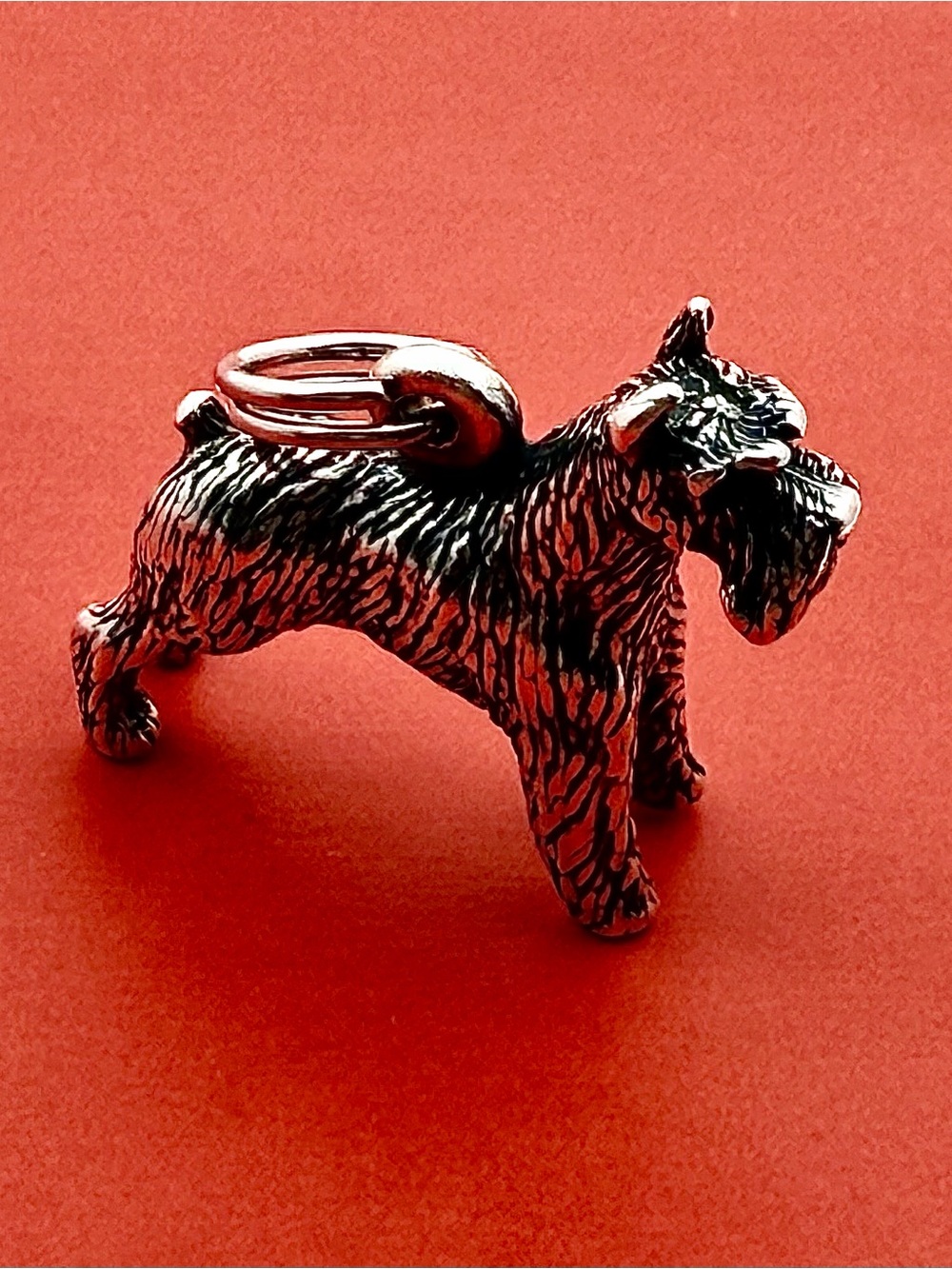 James Avery Retired Sterling Silver SCHNAUZER Charm